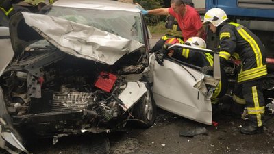На Львівщині жінка потрапила у жахливу аварію