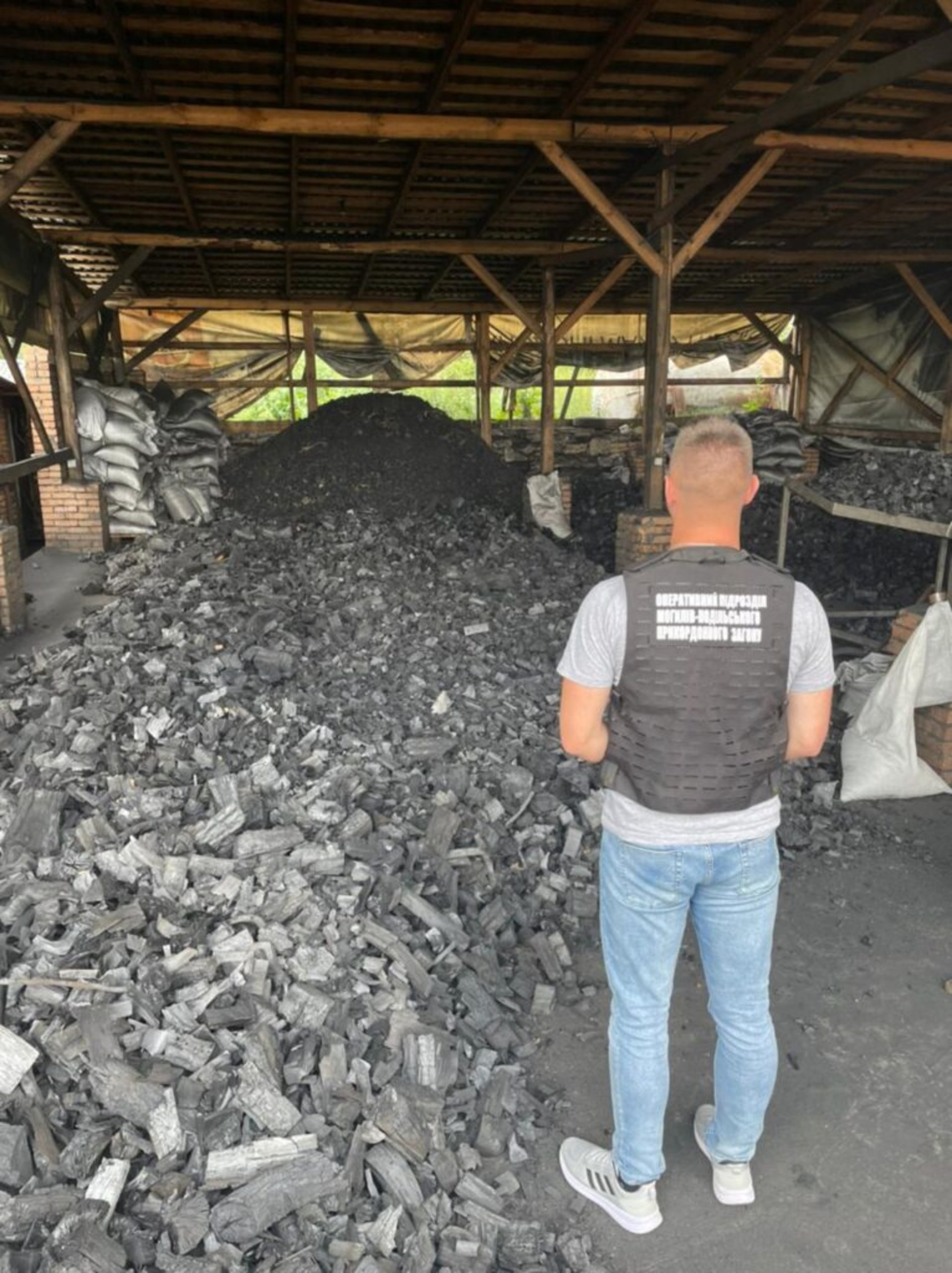 На Вінниччині незаконно випалювали вугілля з українського лісу