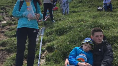 41 дитина з інвалідністю встановила рекорд України зі сходження на Говерлу (ФОТО)