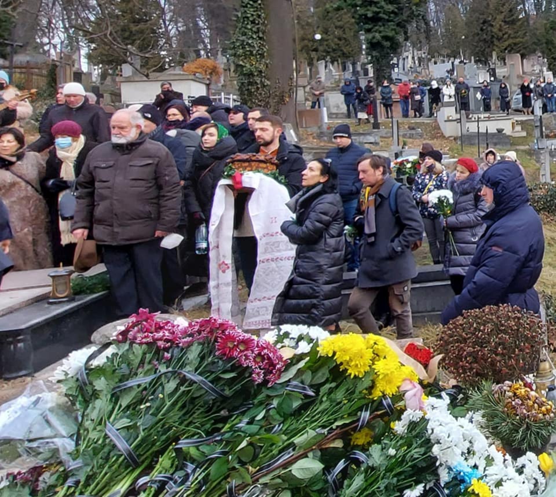 У Львові попрощались з іконописцем та художником Остапом Лозинським, фото Ігор Гавришкевич