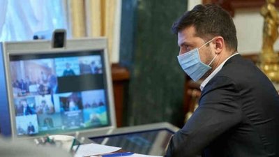 Зеленський  на самоізоляції