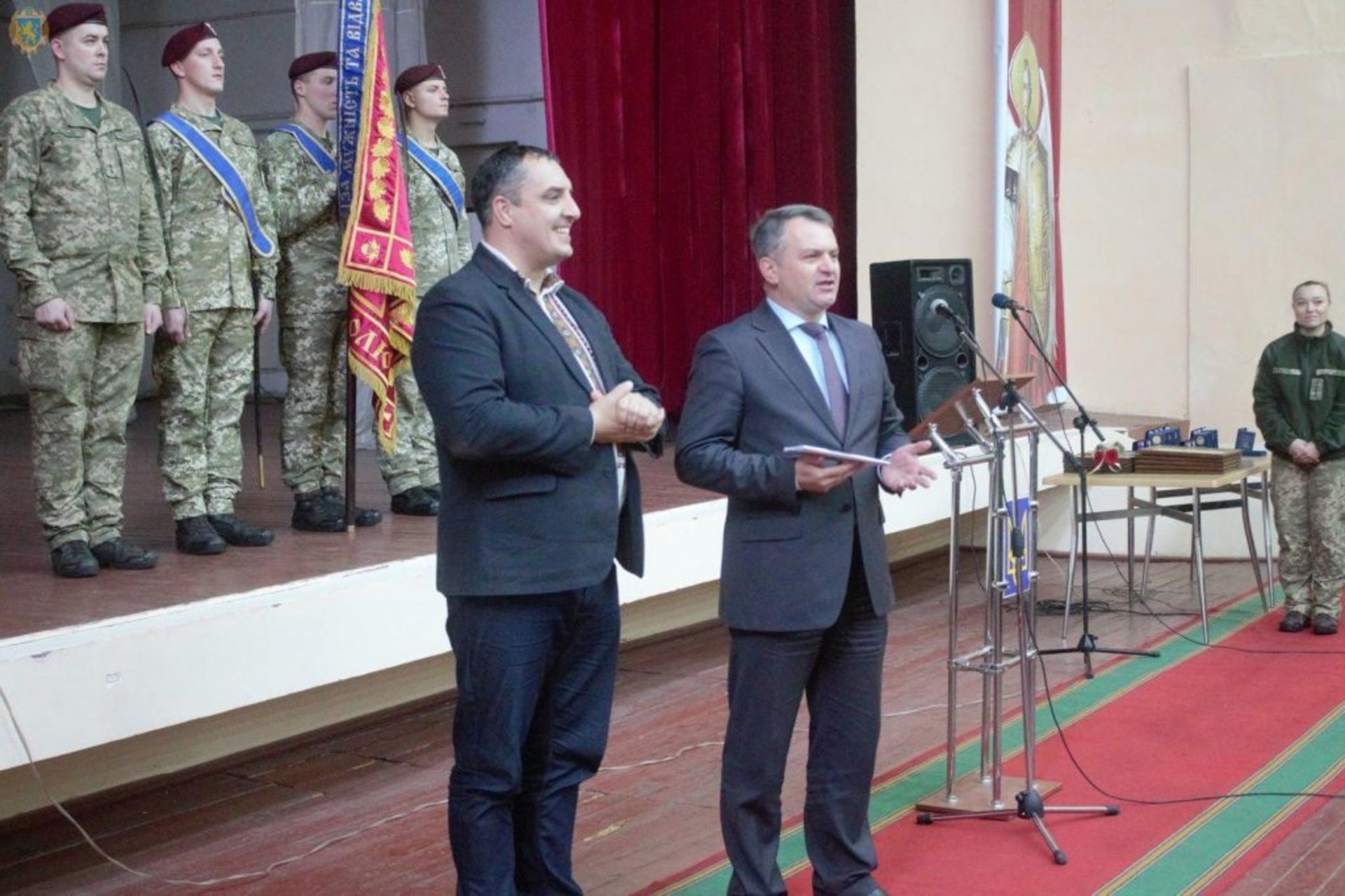 На Львівщині 80-та окрема аеромобільна бригада відзначила День військової частини. Фото: прес-служба ЛОДА.