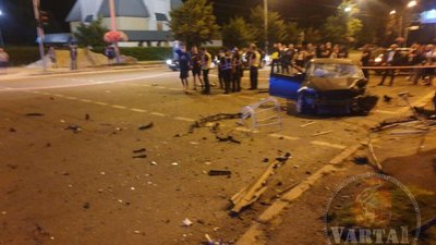 Нічна аварія на перехресті Виговського - Любінська у Львові: перші подробиці (ФОТО)
