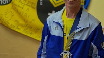 Військовий з Львівщини пробіг 42-х кілометровий марафон
