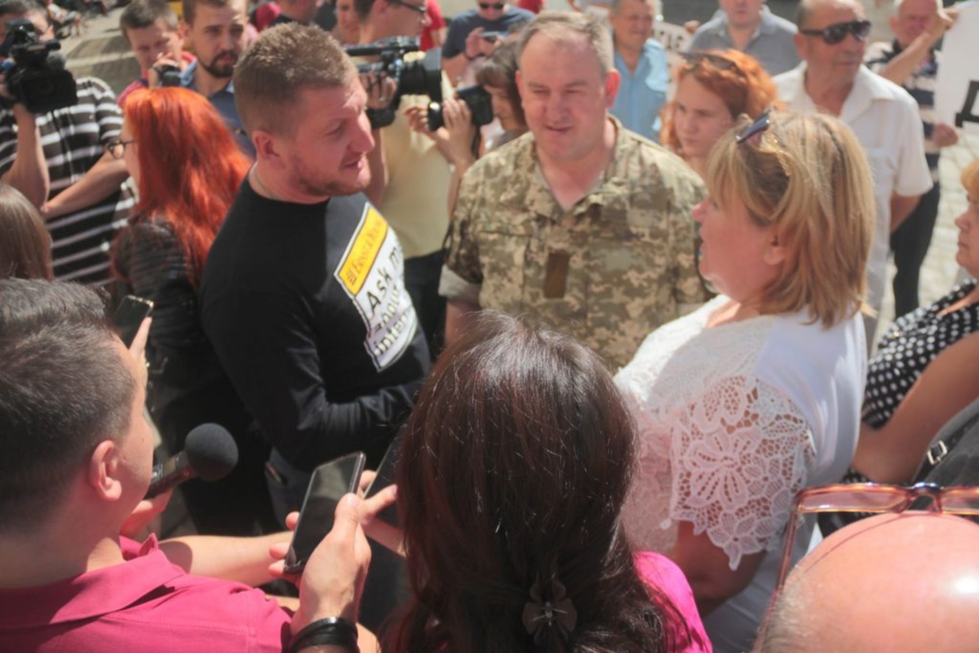 Акція протесту атовіців під ЛМР, 07.08.18