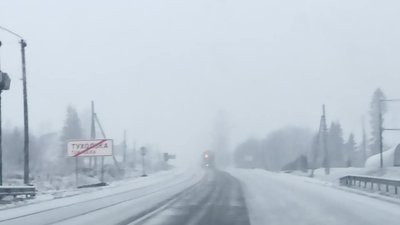 На Львівщину прийшла зима