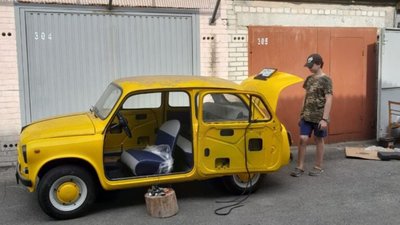 У Києві дали нове життя «горбатому» «Запорожцю» (ФОТО)