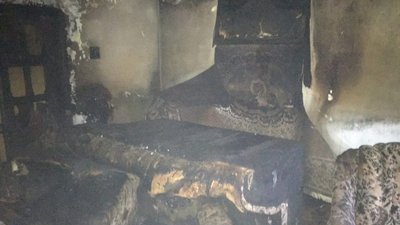 У Новояворівську згоріла квартира