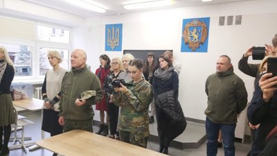 У Каунасі відкрили український клас імені Героїв Крут