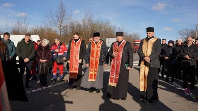 Дрогобицька громада зустріла захисника України
