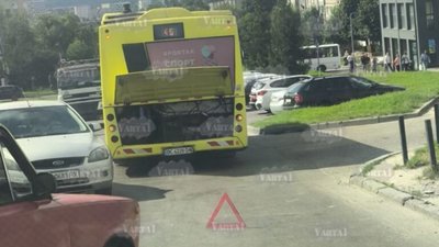 У Львові зламалась маршрутка Садового