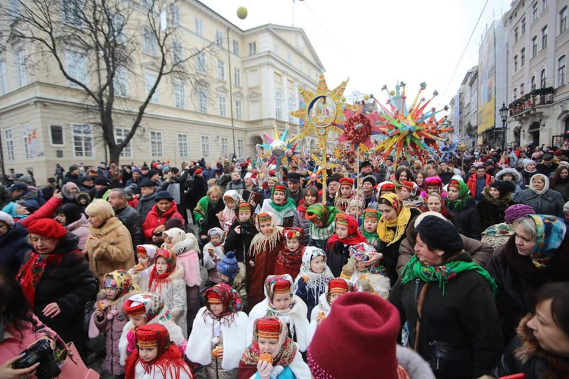 Вулицями Львова пройшла хода звіздарів. Фото Христина Процак