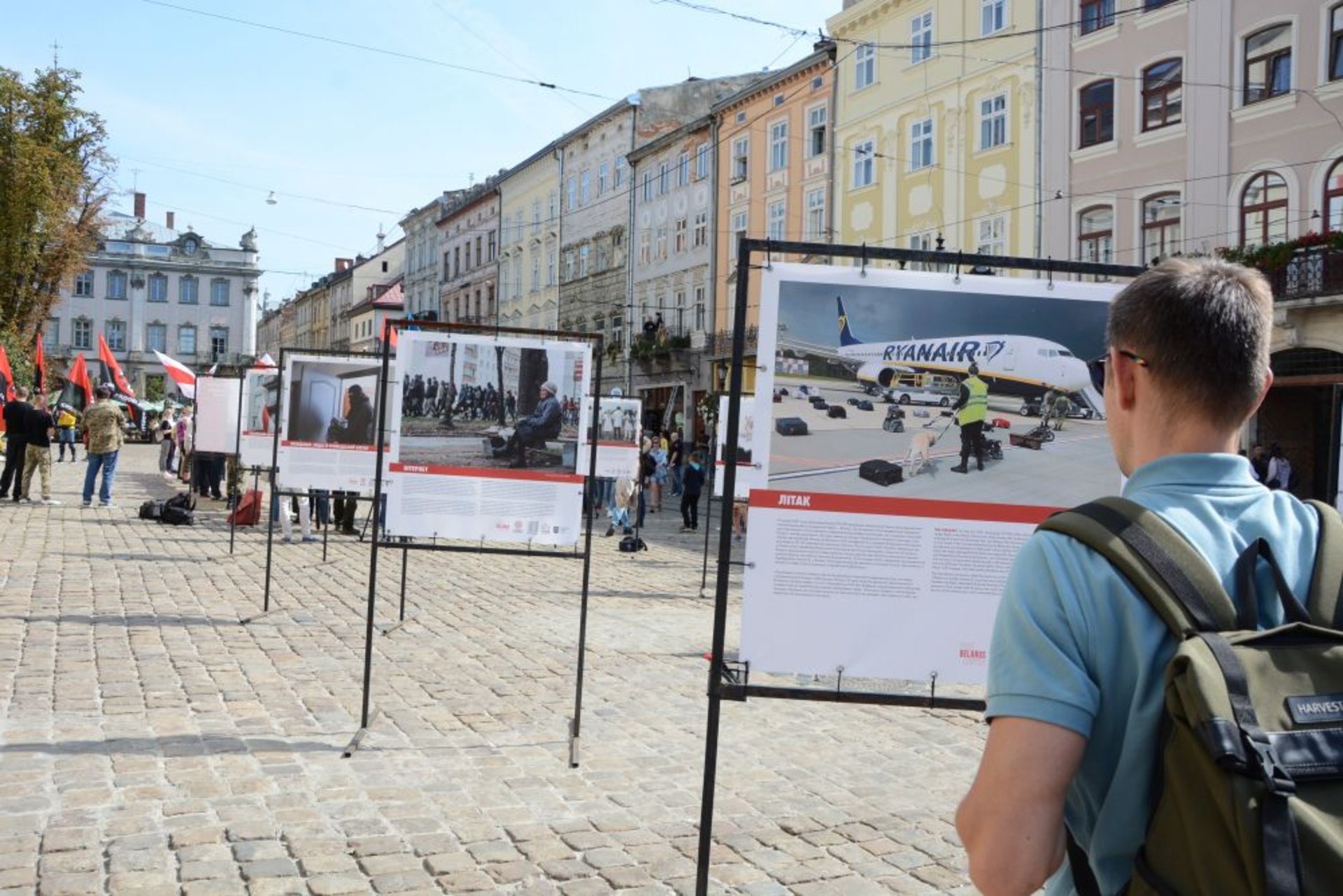 У Львові відкрили виставку «Рік спротиву: як по(в)стає Білорусь», фото ЛМР