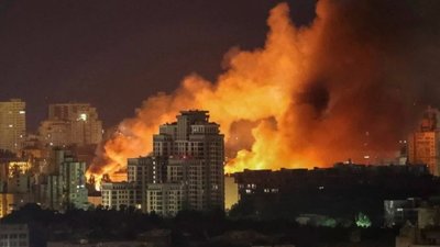 Ракетна атака на Київ (ФОТО)