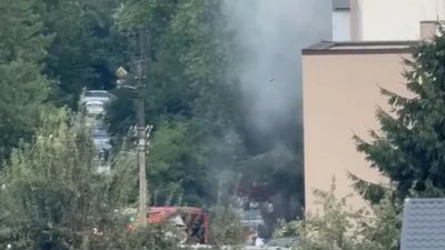 У Львові у спальному районі виникла пожежа (ВІДЕО)
