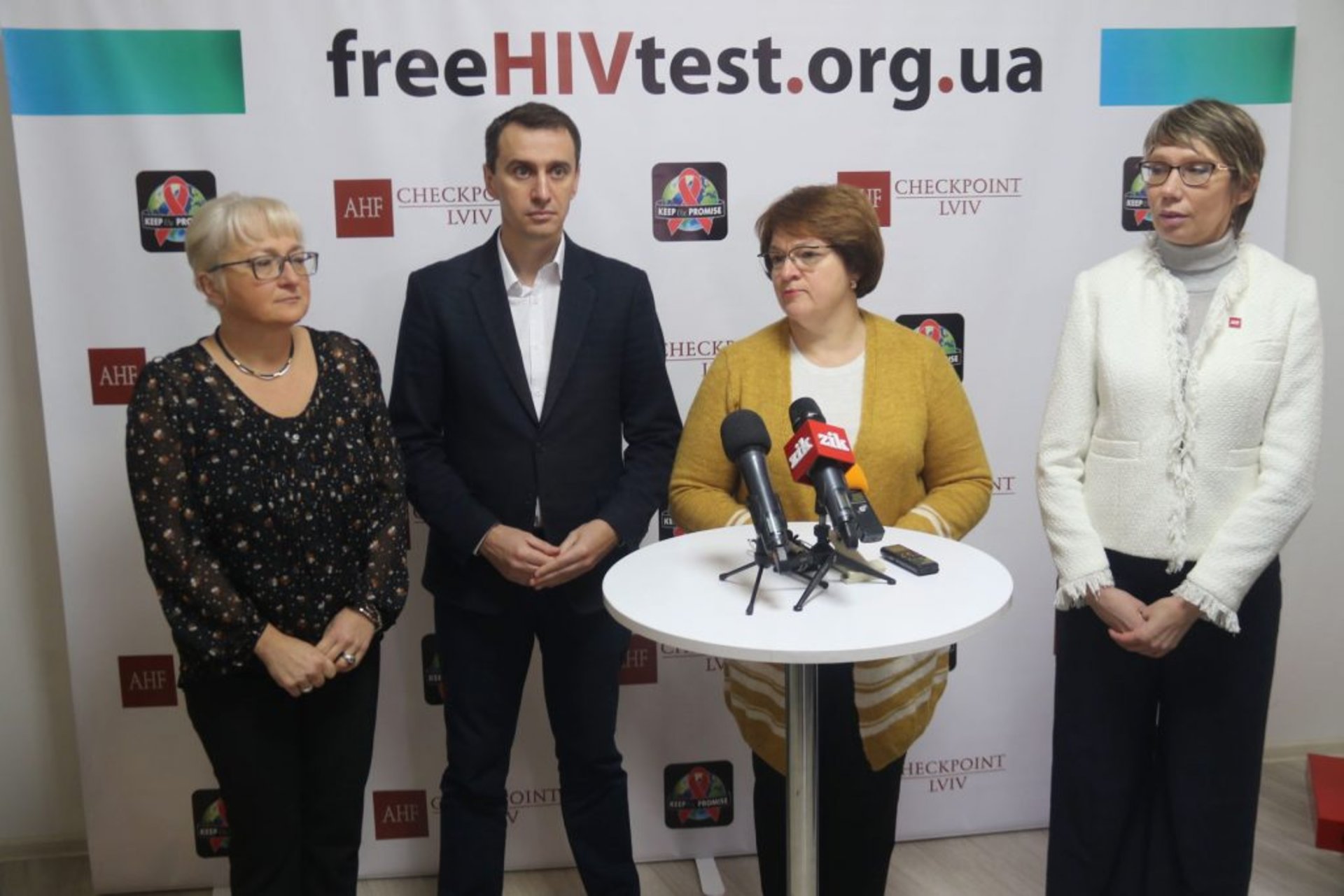 Відкриття у Львові пункту швидкого тестування на ВІЛ “AHF Checkpoint Lviv”