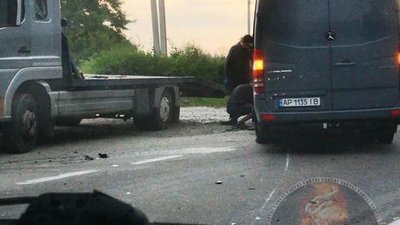 На трасі "Львів - Краковець" не розминулись автомобілі (ФОТО)