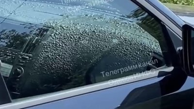 На трасі Київ - Одеса розплавило салон автомобіля (ВІДЕО)