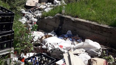 На Яворівщині виявили несанкціоноване сміттєзвалище (ФОТО)