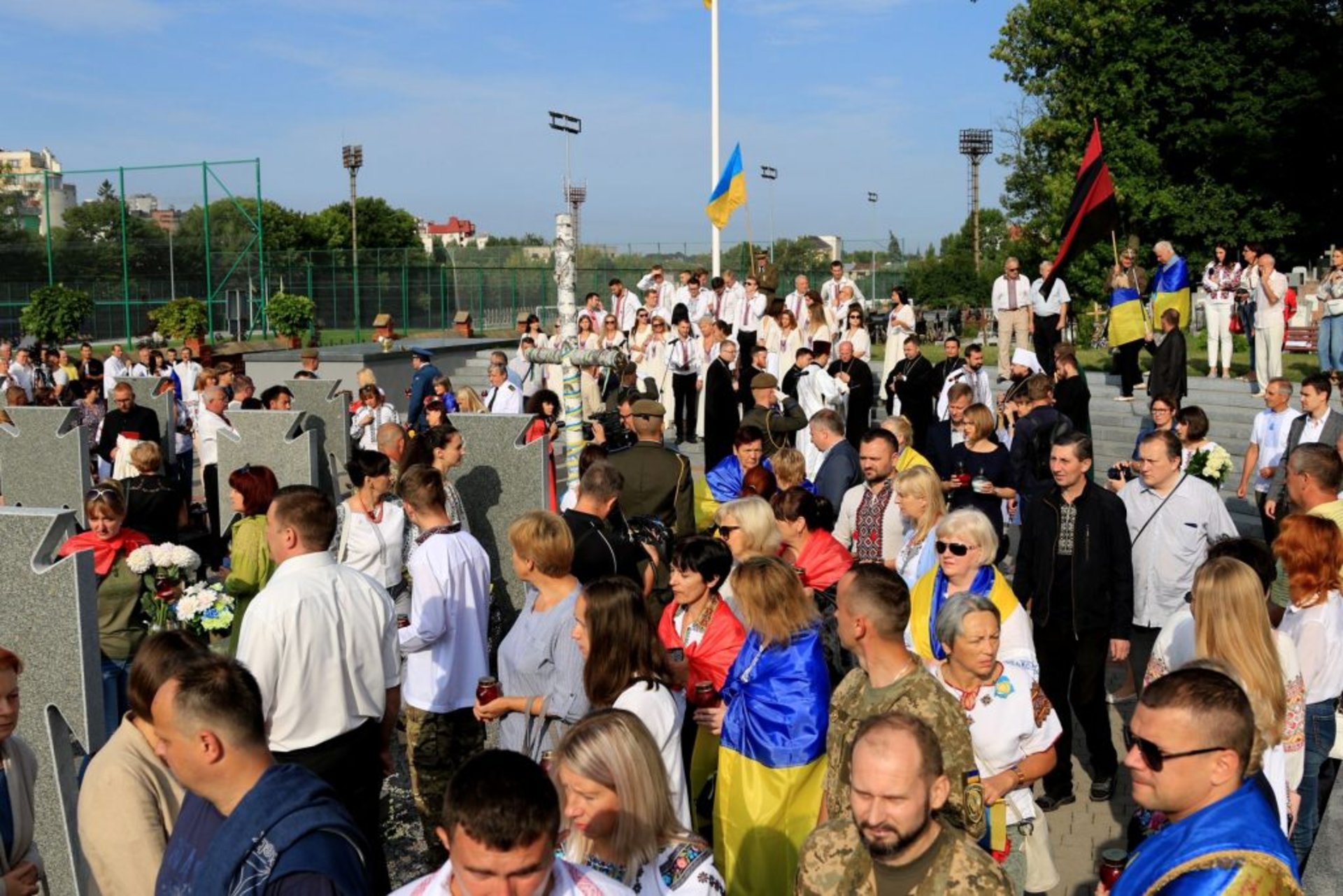 Львівщина урочисто відзначає 28-му річницю Незалежності України. Фото: 4studio.