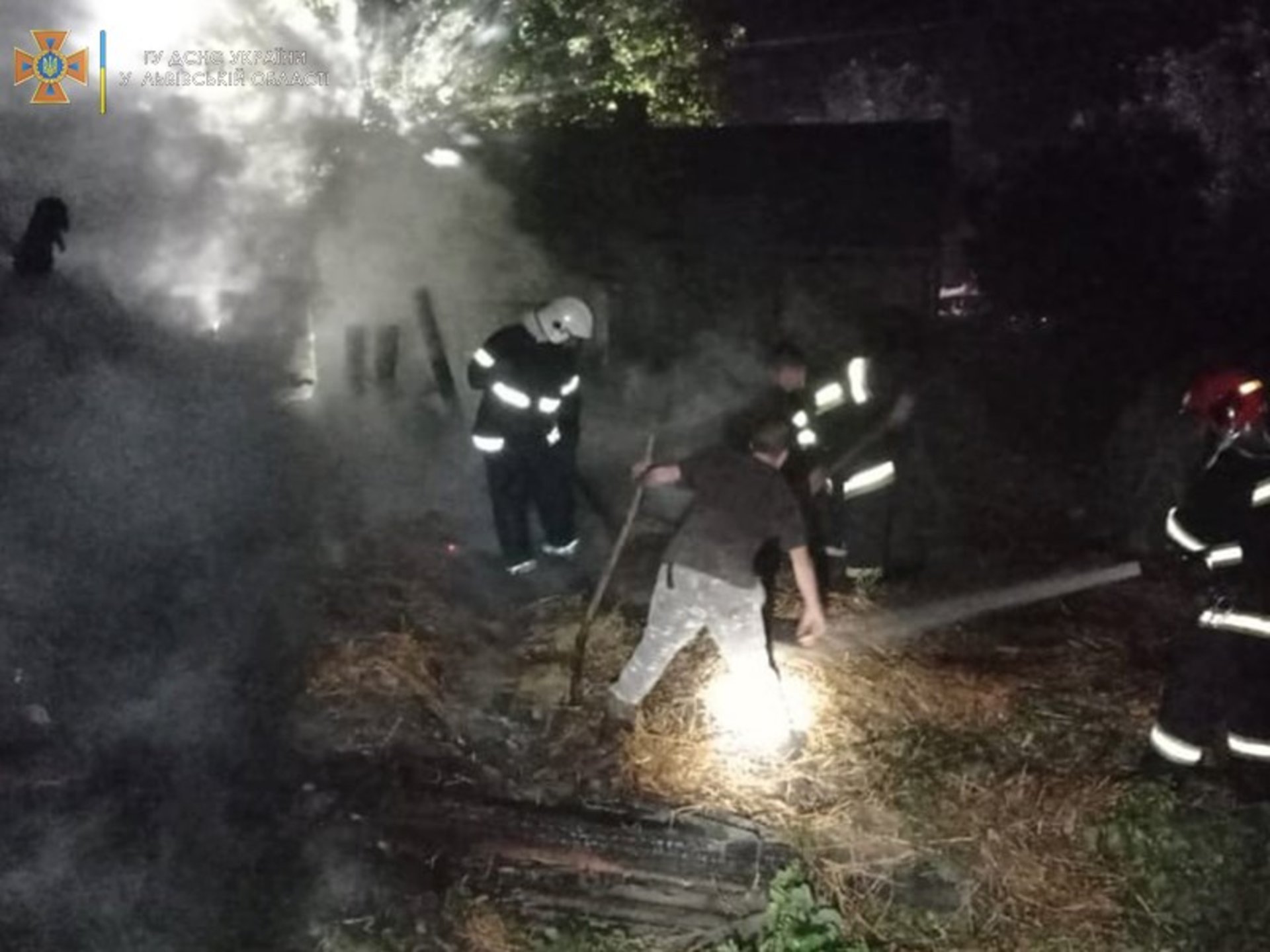У Золочівському районі сталась пожежа