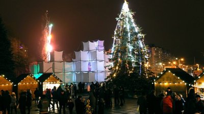 Як найбільший «спальний» район Львова зустрічав Новий рік (ФОТО)