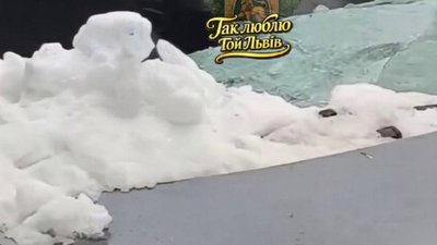 У Львові через бездіяльність комунальників знищило автомобіль