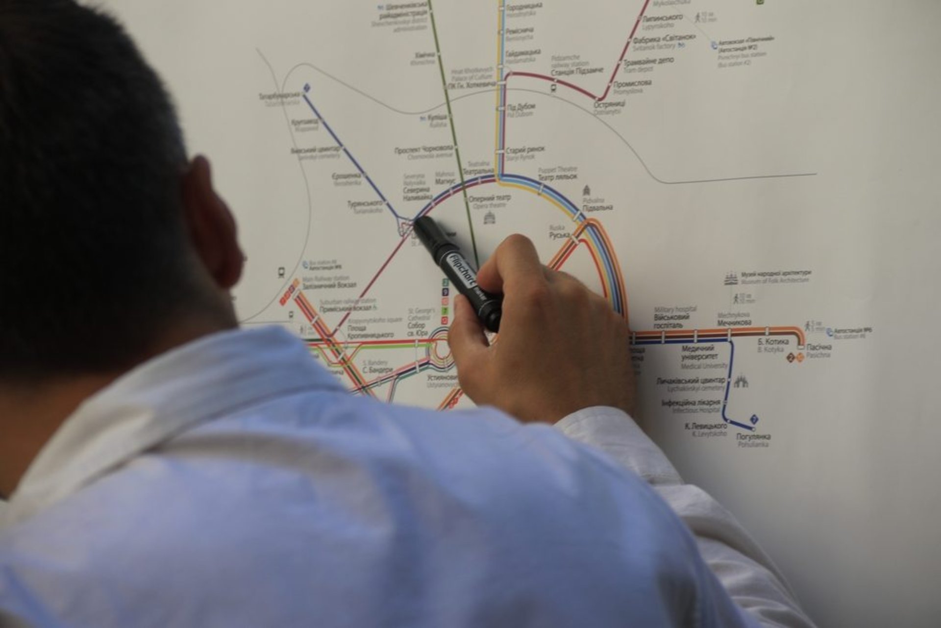 Представлення нового дизайну схеми руху електротранспорту у Львові