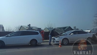 На Львівщині зіткнулись автомобілі (ФОТО)