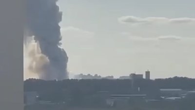 У Росії горить склад піротехніки (ВІДЕО)