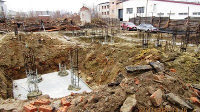 На ділянці у Львові, яка не має кадастрового номеру, зафіксували незаконне будівництво (ФОТО)