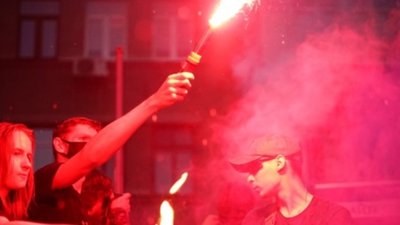 Біля МВС провели мітинг у п’яту річницю вбивства Шеремета (ФОТО, ВІДЕО)