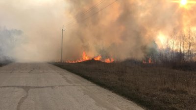 У Львівській області горить сміттєзвалище (ВІДЕО)