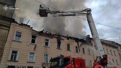 ДСНС показала фото прильотів у Львові