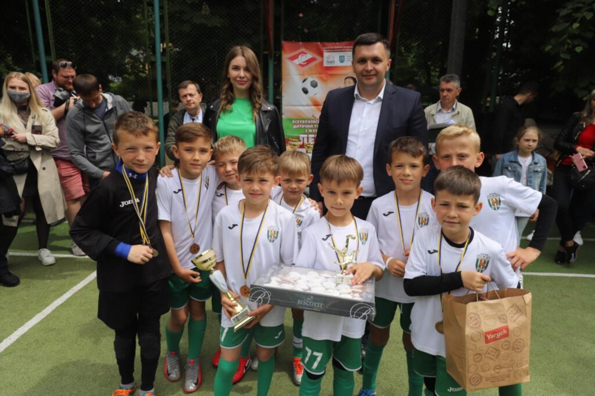 У Львові триває турнір з футболу серед дітей «Легенди Спартака»