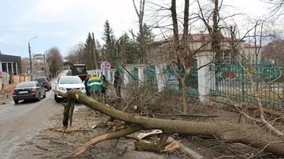 У Дрогобичі досі ліквідовують наслідки негоди (ВІДЕО)