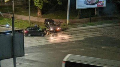 У Львові на перехресті Липинського - Замарстинівська не розминулись автомобілі (ФОТО)