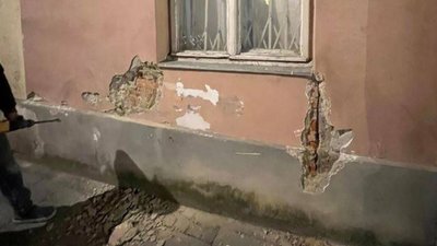 У Львові пошкодили фасад історичної будівлі
