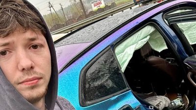 Дмитро Варварук показав розбитий автомобіль внаслідок ДТП (ВІДЕО)