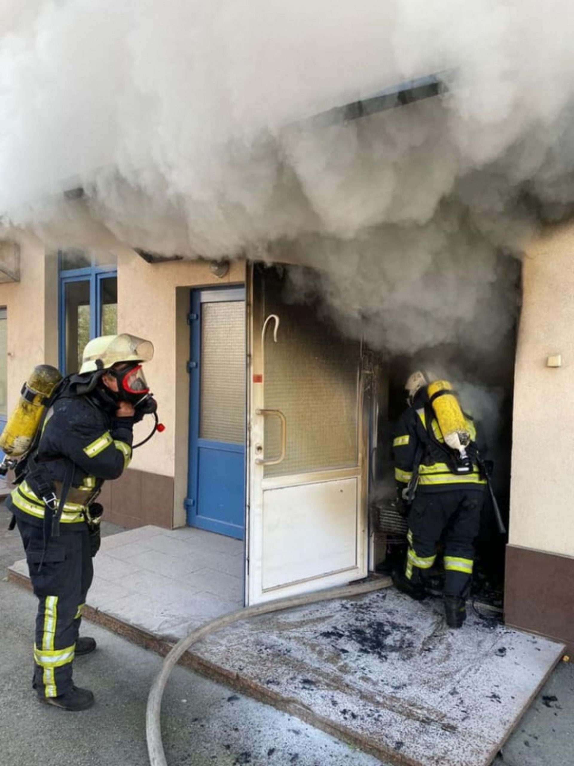 У Києві горіла гімназія
