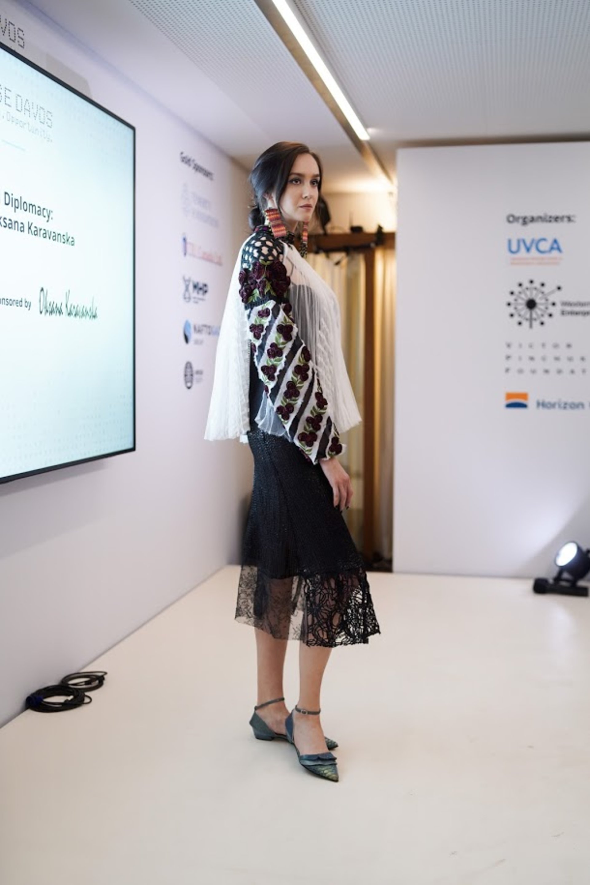 Український Haute Couture від Оксани Караванської вразив Давос