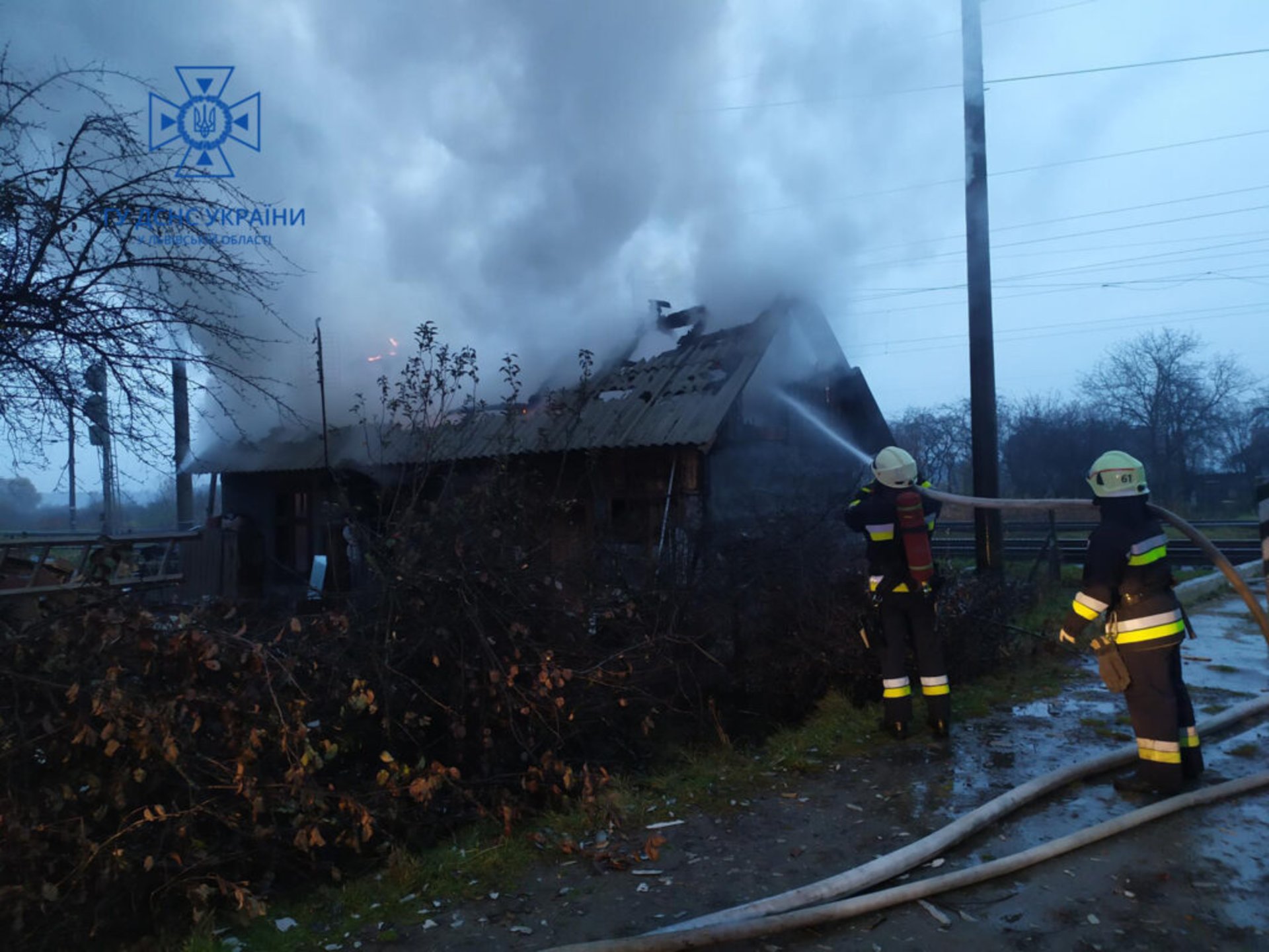 На Львівщині з пожежі врятували кролів та свиней
