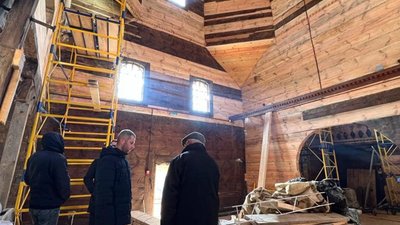 На Львівщині триває реставрація пам’ятки світової спадщини ЮНЕСКО (ФОТО)