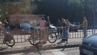 У Львові велосипедиста доставили у відділ поліції (ФОТО)