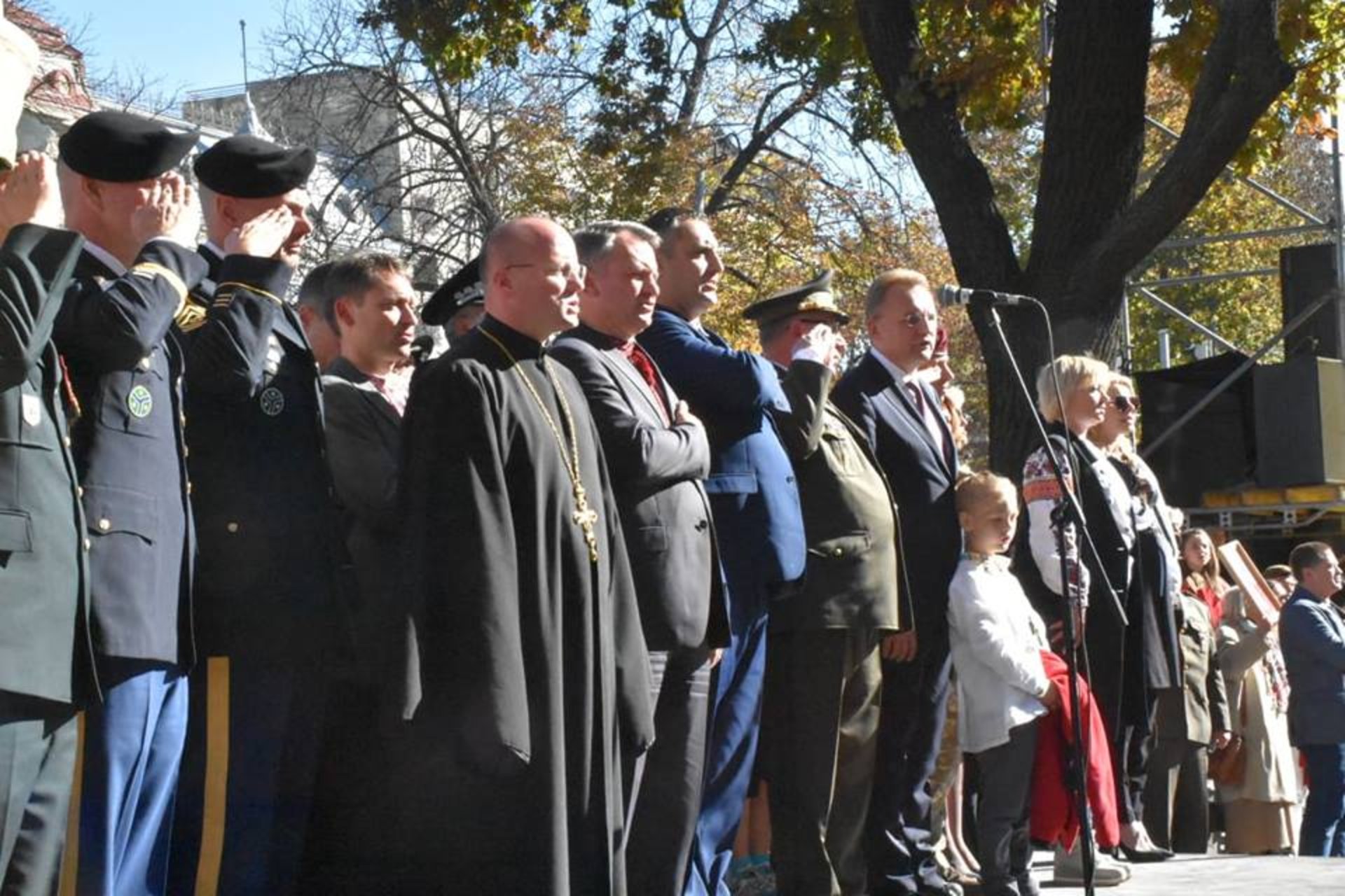У межах відзначення Дня Захисника України відбулася урочиста посвята в ліцеїсти. Фото прес-служба ЛОДА