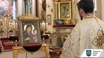 У Соборі св. Юра виставлять ікону усміхненої Богородиці (ФОТО)