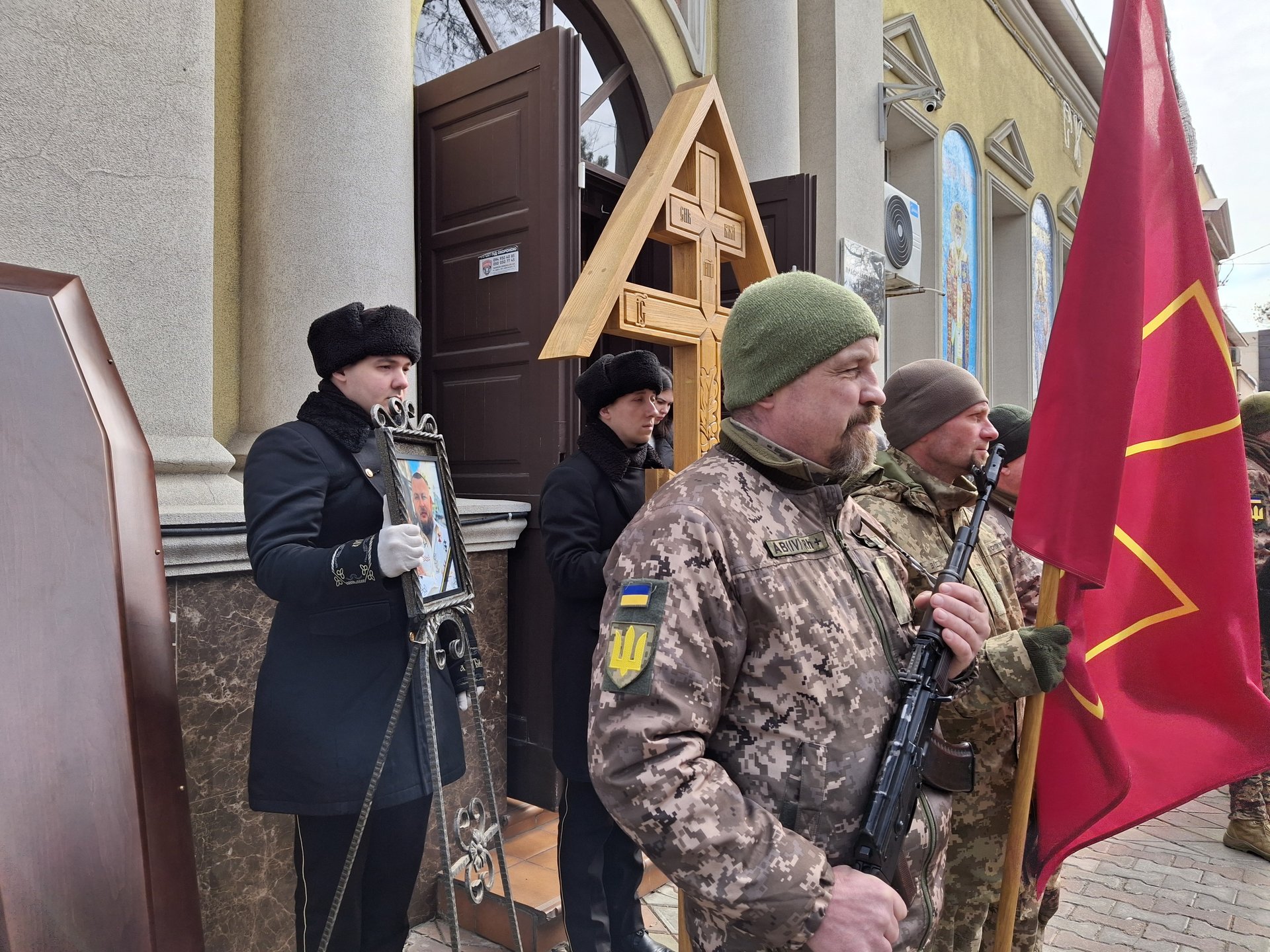 Прощання з Демʼяном Ганулом. Фото Четверта студія