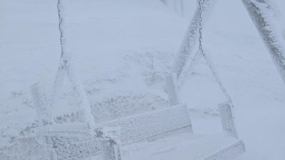 До -6°С опустилася температура на горі Піп Іван