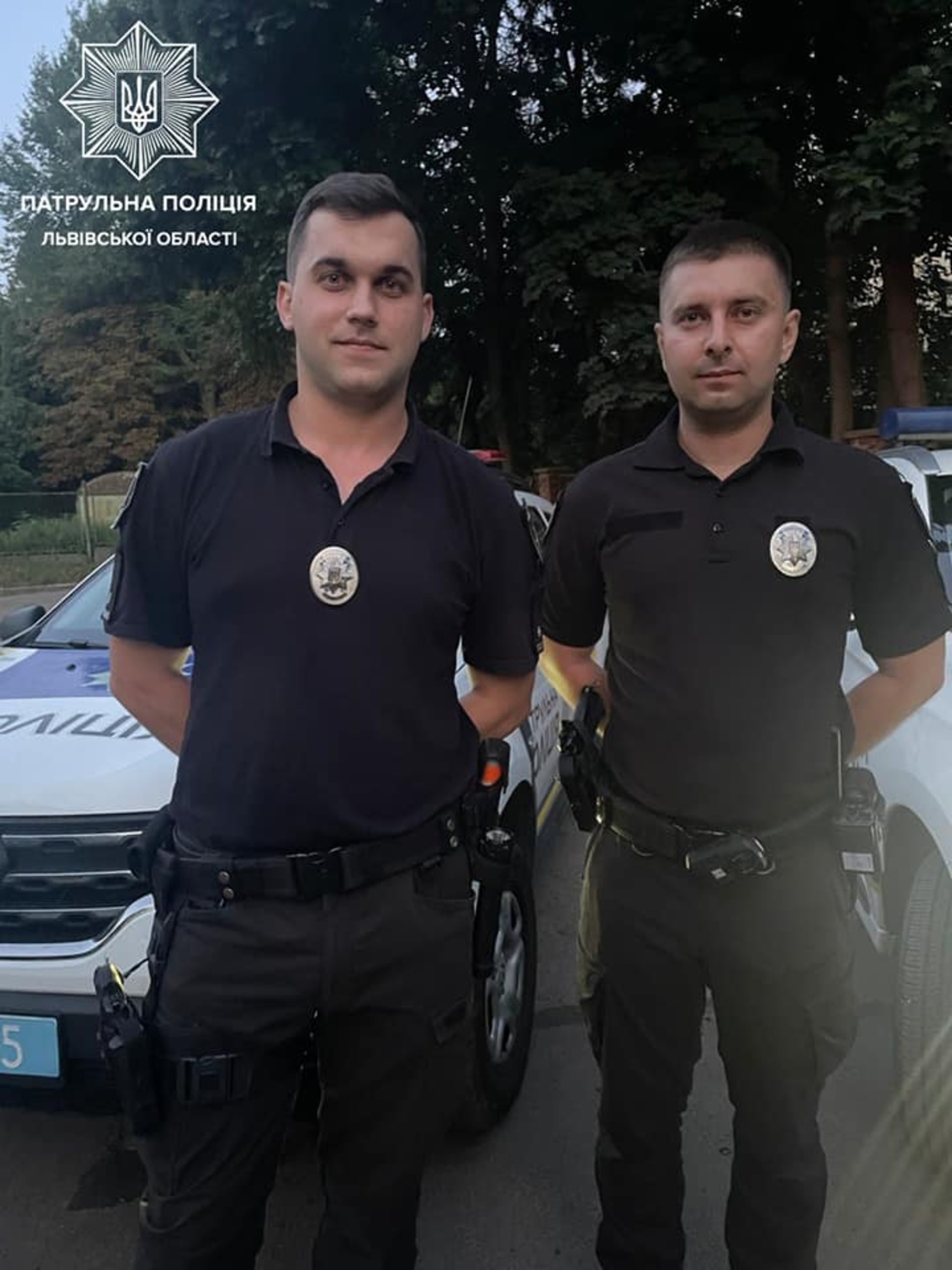 У Львові патрульні знайшли домівку 4-річної дівчинки, яка загубилася. Фото: Патрульна поліція
