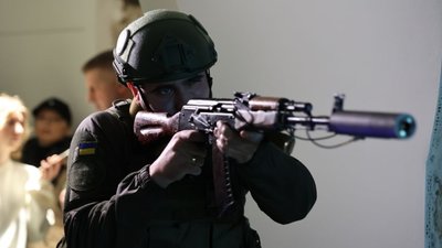 Львів закупив інтерактивний тир для підготовки бійців Національної гвардії України (ВІДЕО)